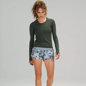 Lululemon Ivivva Speed Ups -multi floral blue cast